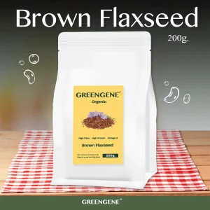เมล็ดแฟลกซ์ซีดสีน้ำตาล 200g.